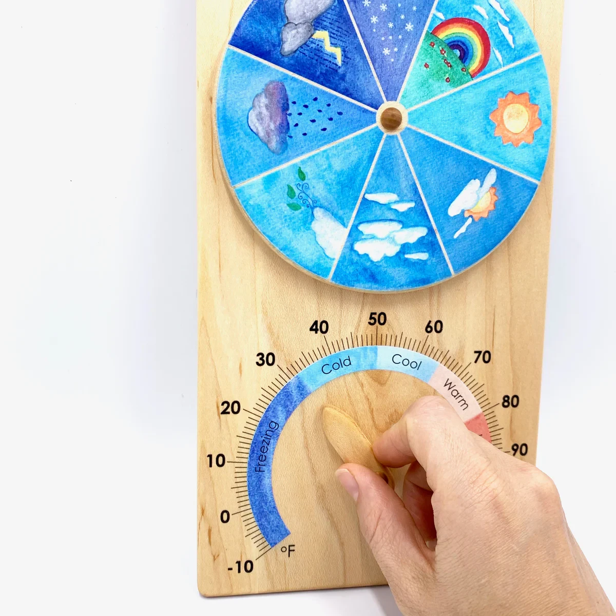 木質天氣展示板｜Weather Chart