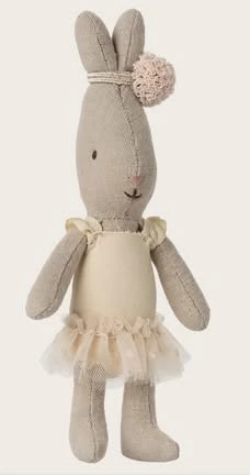 芭蕾舞裙小兔兔（奶油白／Micro 尺寸）Rabbit, Micro - Ballet suit and skirt cream