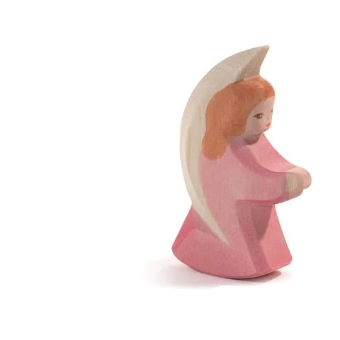 節慶系列|粉色小天使 Little Angel Pink 木製手工公仔