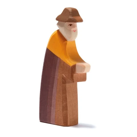 聖誕馬槽系列|行走中的約瑟(Joseph Walking)木製手工公仔