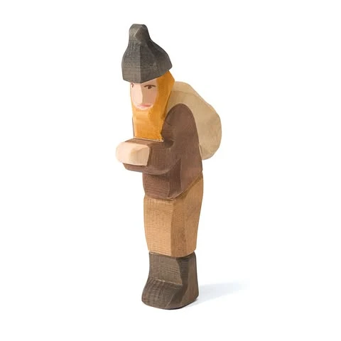 聖尼古拉的助手(Helper of St Nicholas/Knecht Ruprecht)木製手工公仔