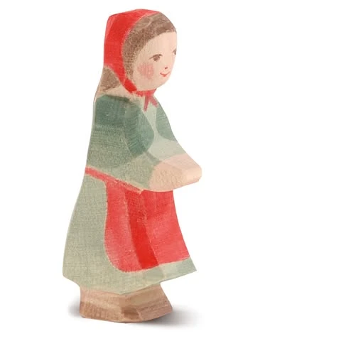 童話世界系列｜小紅帽（Red Riding Hood）木製手工公仔