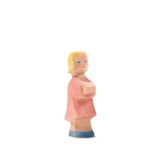 農場家庭系列｜小女兒(Daughter)木製手工公仔