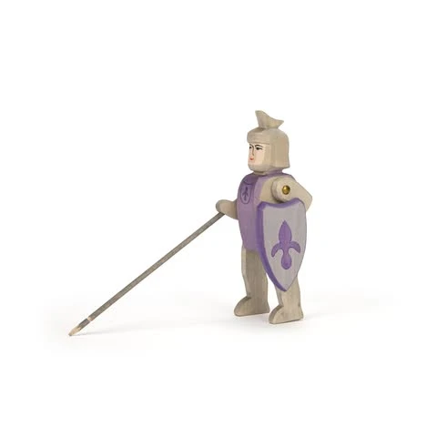 童話騎士系列｜藍衣騎士（Knight riding blue）木製手工公仔