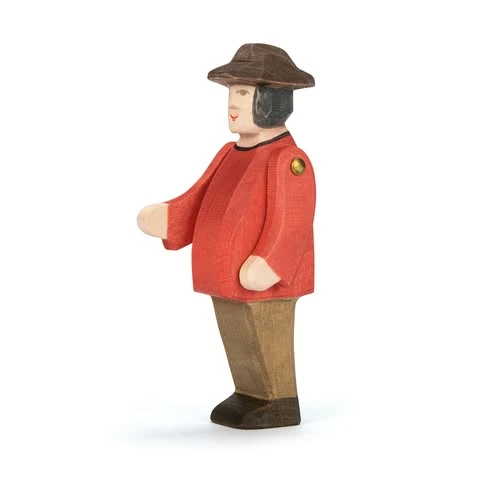 農場家庭系列｜農夫先生(Farmer)木製手工公仔