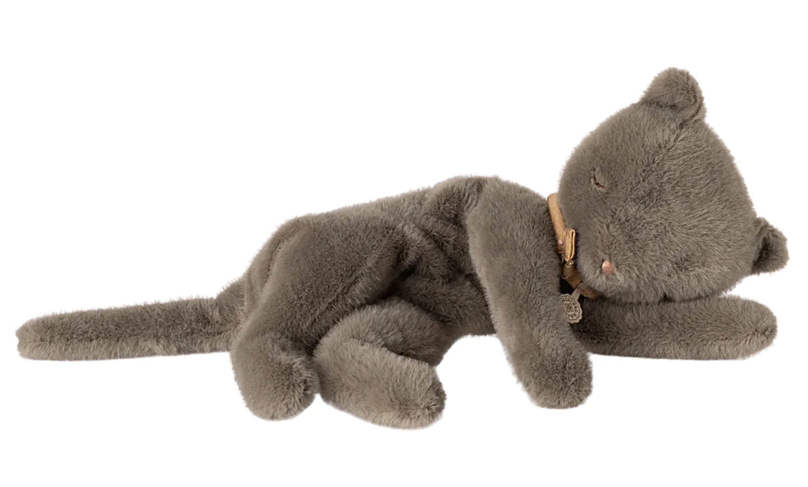2025 新品睡覺小貓 Sleeping kitten plush, Medium - Grey 灰色