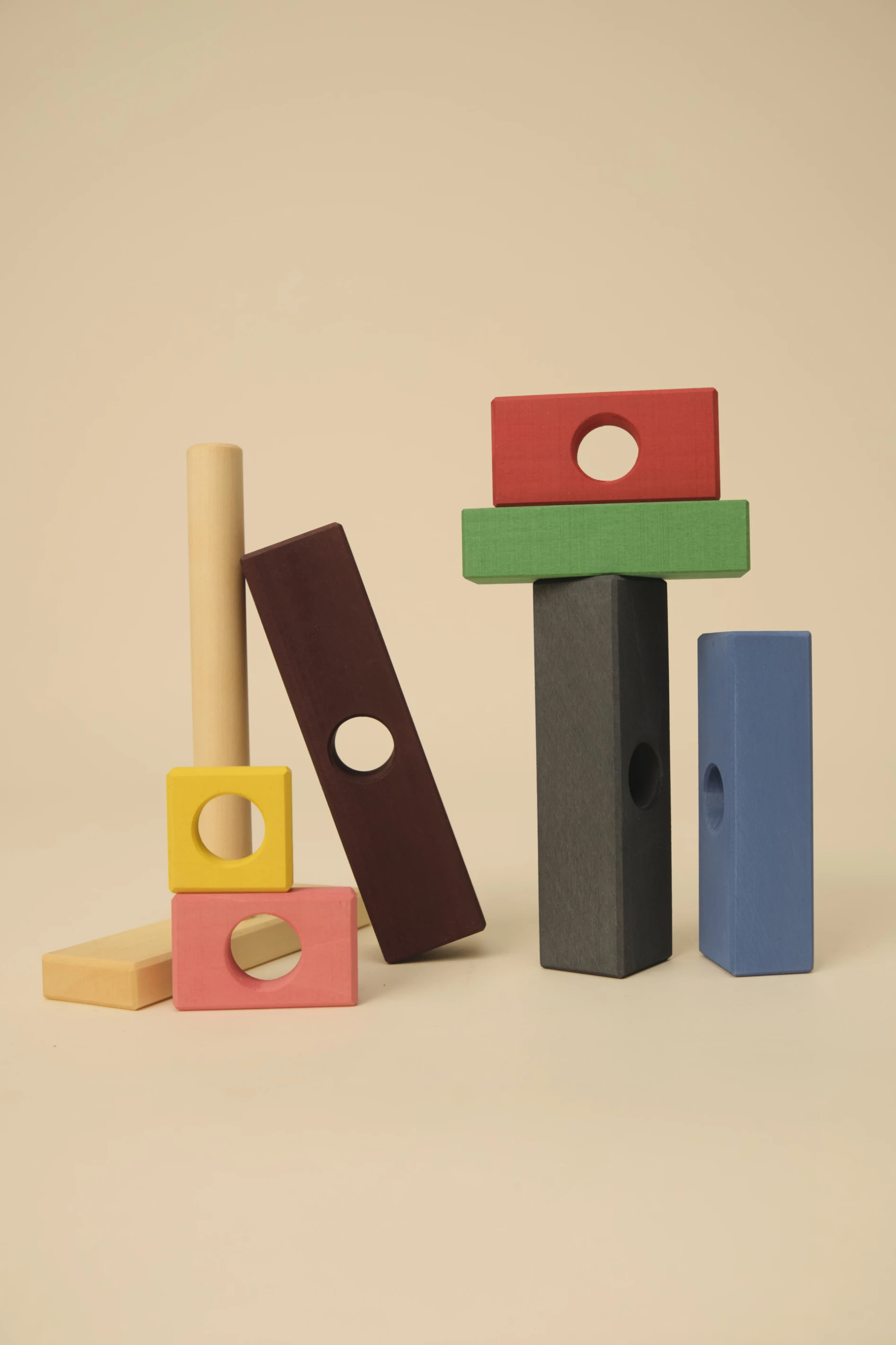 長柱彩虹組 Toyto Blocks Stacking Tower