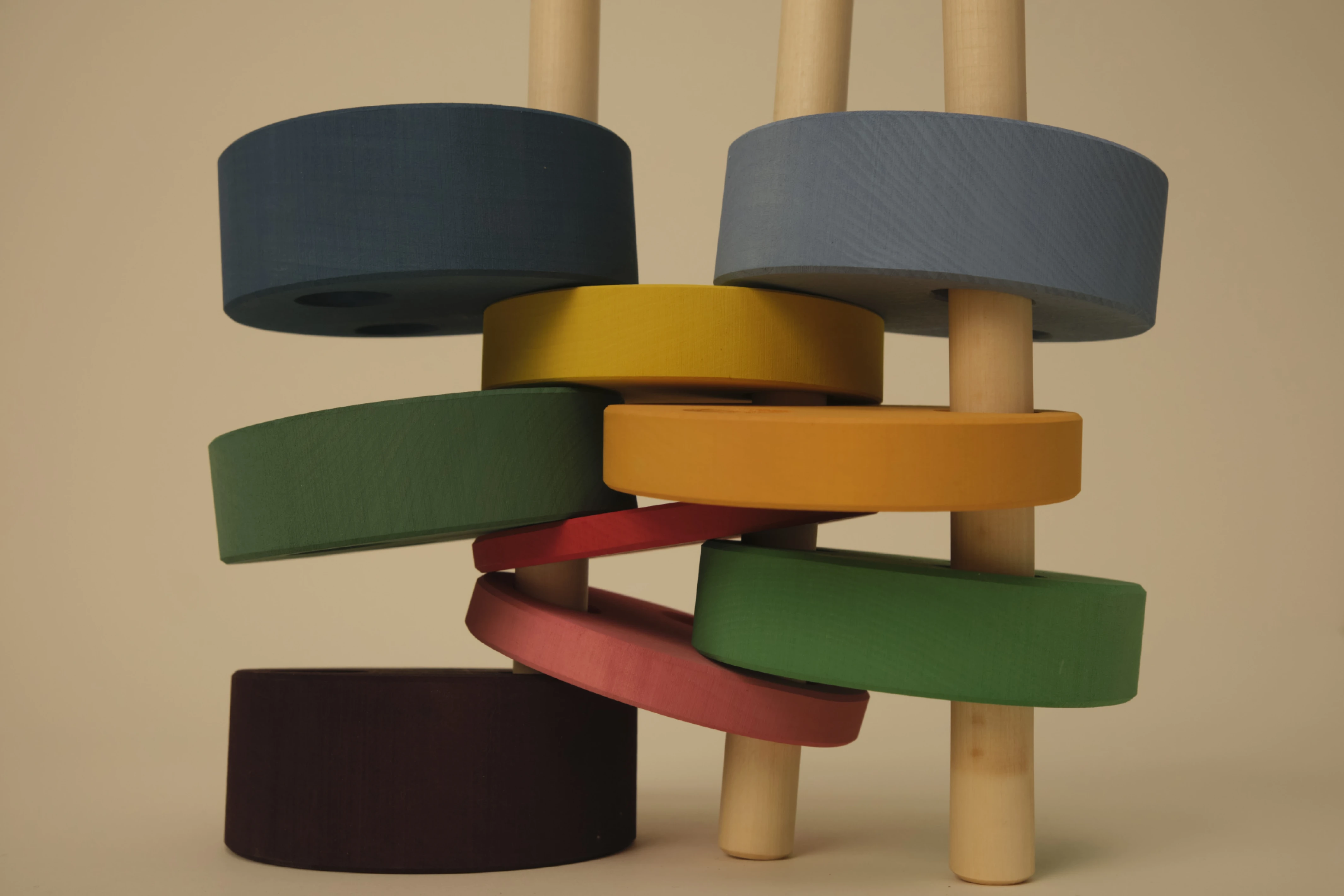 圓柱彩虹組 Toyto Round stacking tower