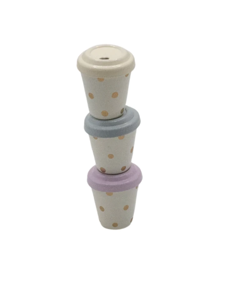 The Kapi Cups 杯子三件組 (杯蓋可移除）