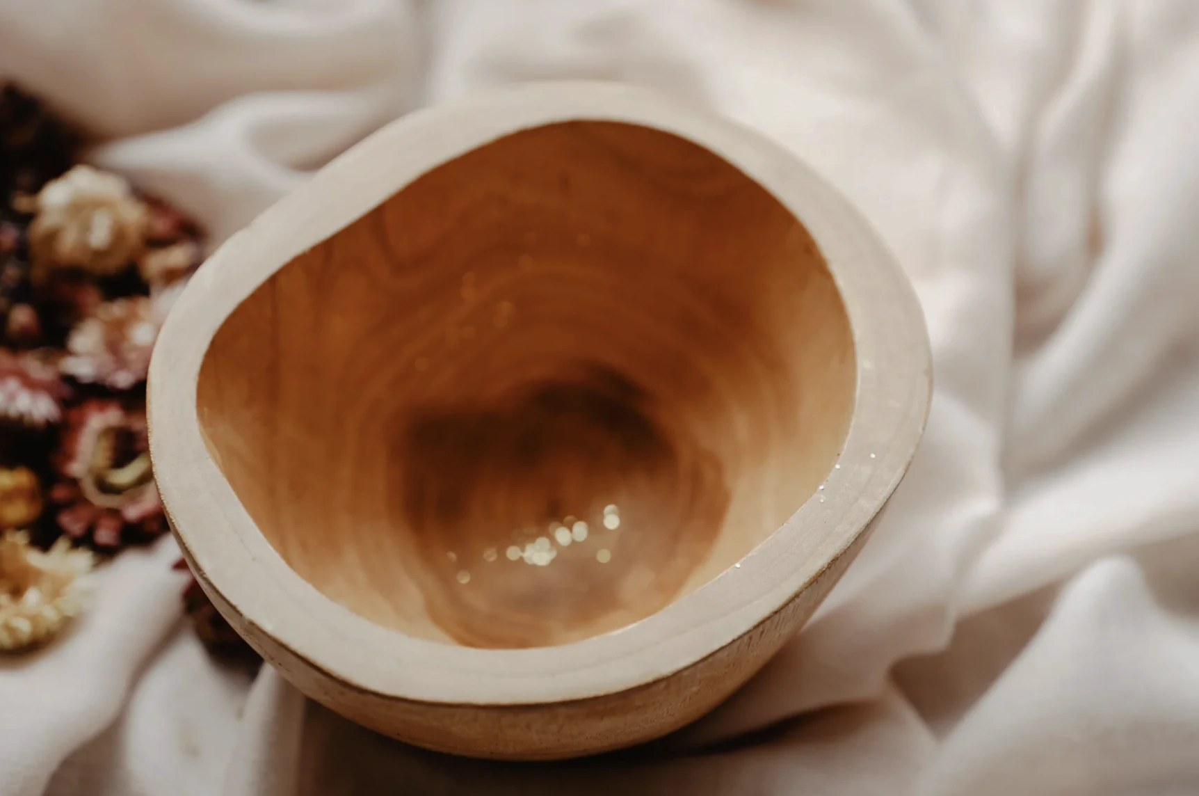 柚木（Teak Wood）木碗單件（隨機）