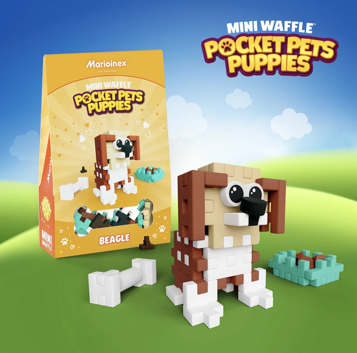 迷你鬆餅口袋寵物積木 / POCKET PETS