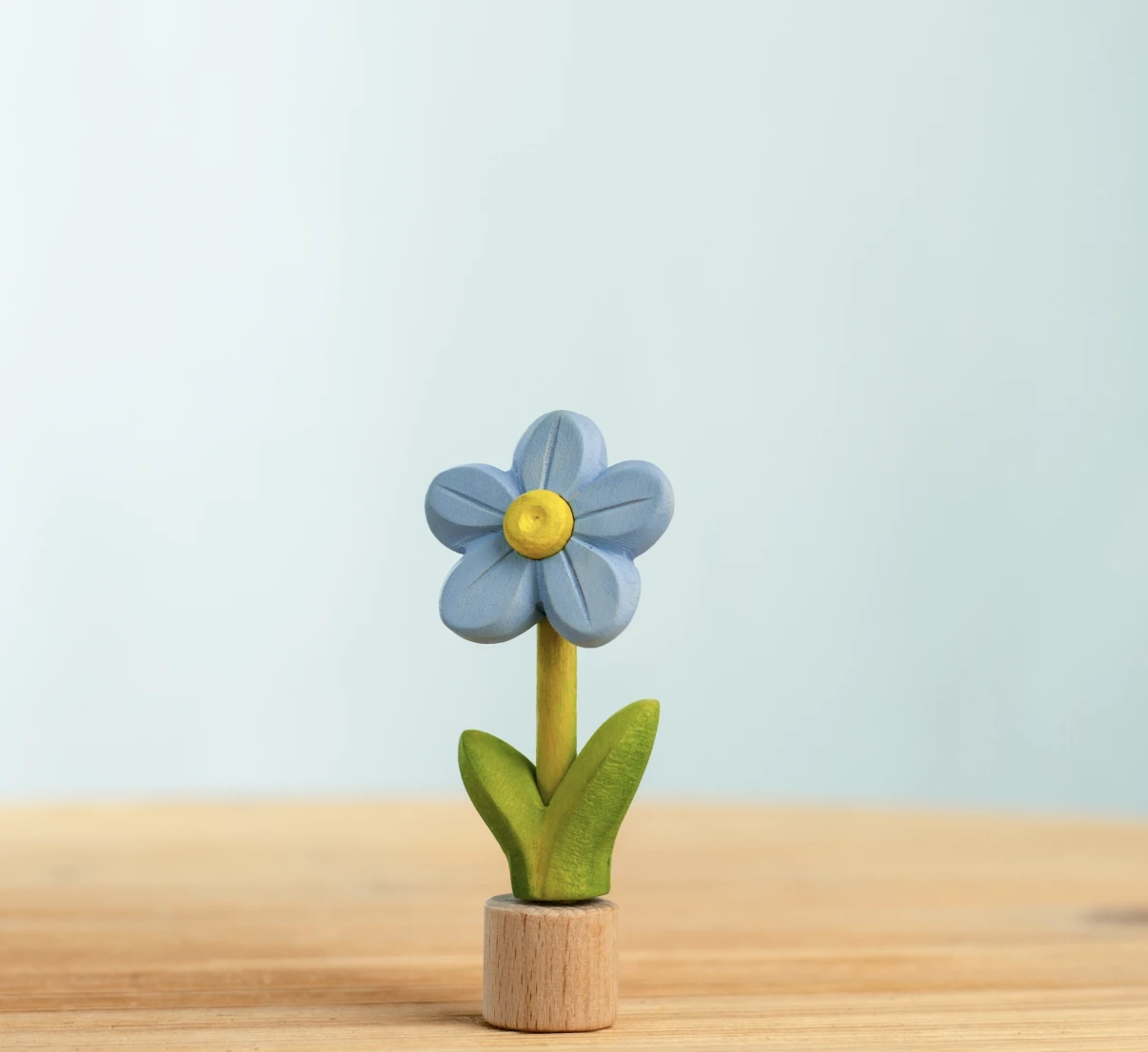 Festive Forget-Me-Not｜節慶勿忘我（原木底座）