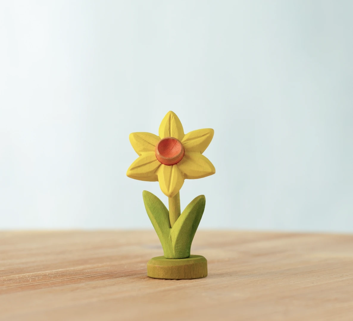 Festive Daffodil｜節慶水仙花(原木底座）