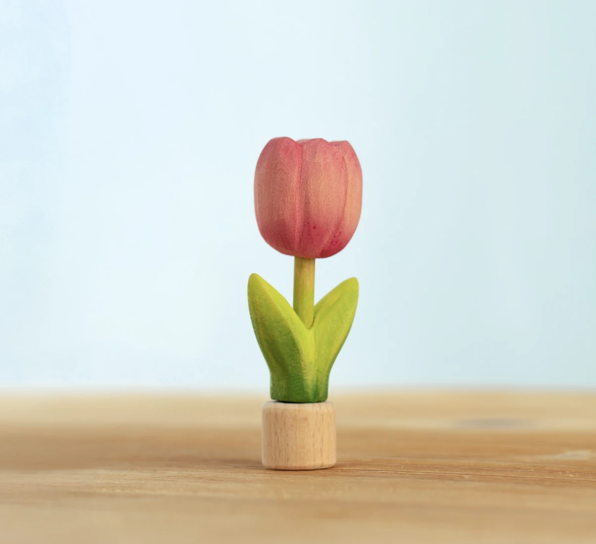 Festive Tulip｜節慶鬱金香（原木底座）