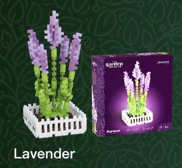 迷你鬆餅積木 新品花卉系列 Garden