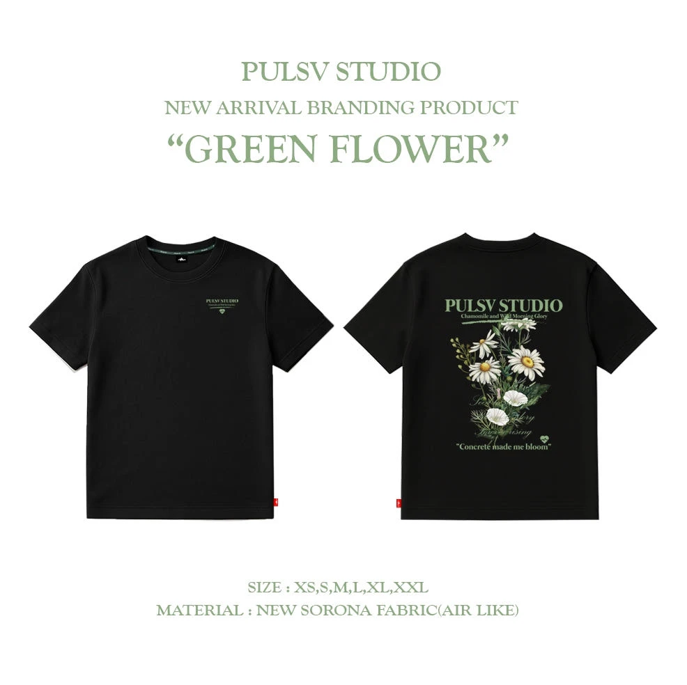 ✦PRO羽球✦ 🇰🇷PULSV｜運動休閒服 GREEN FLOWER
