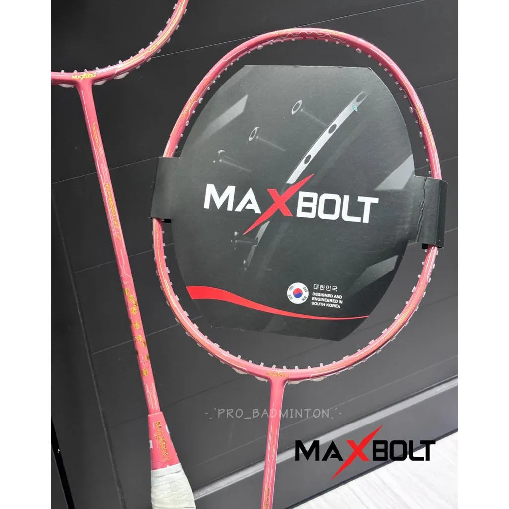 ✦ PRO羽球✦MAXBOLT｜SUPERSTAR LT 羽球拍｜5U 輕量化 攻擊拍｜耐30磅