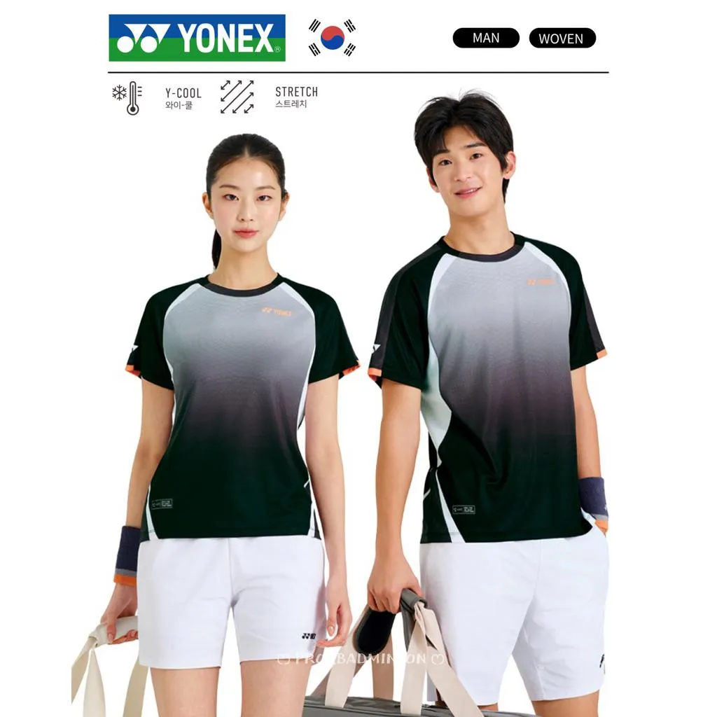 ✦ PRO羽球✦ 韓國YONEX|羽球比賽服 韓系冷酷風 261TS033M 034F//男版 女版