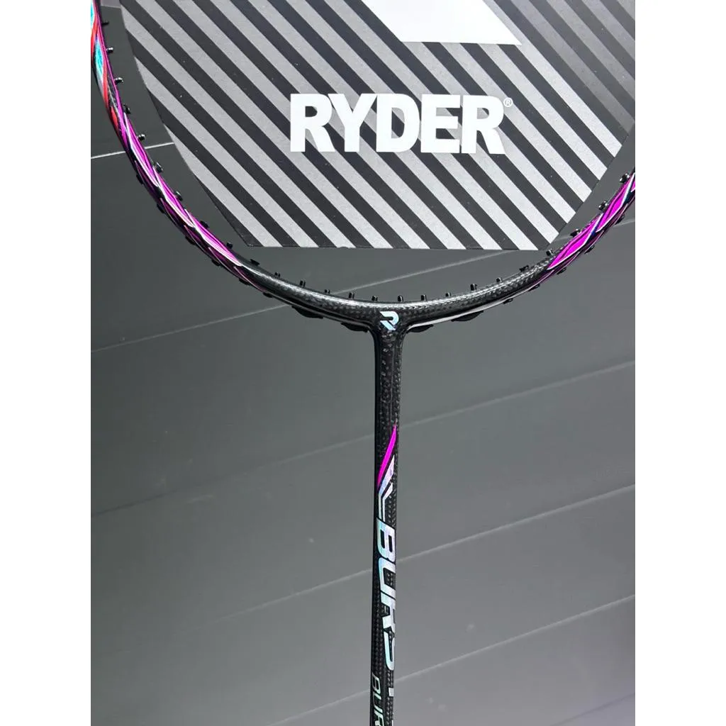 ✦ PRO羽球✦ 韓國RYDER｜BURST PRO 高階羽球拍｜4U 進攻拍｜小平頭 全WOVEN｜耐30磅