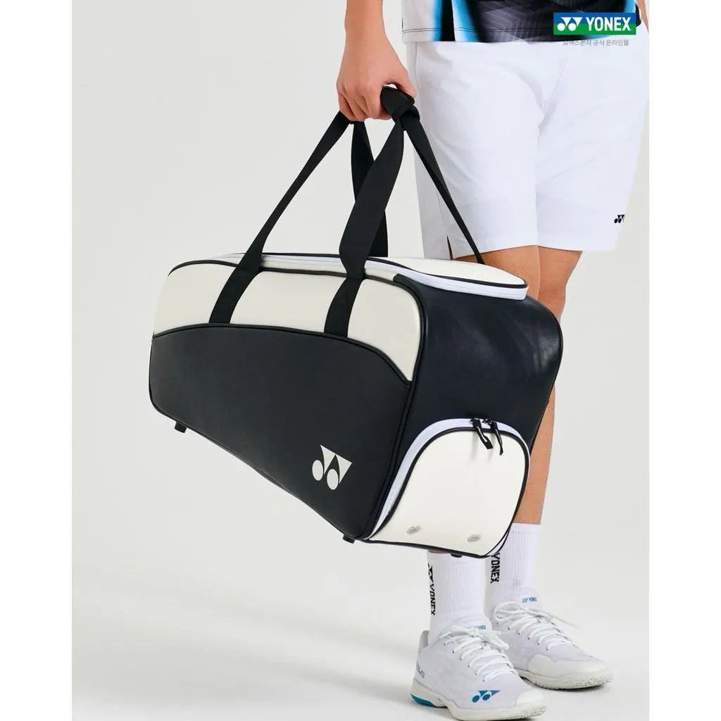 ✦ PRO羽球✦韓國YONEX｜質感皮革羽球包｜269BT005U大容量 獨立鞋倉 可收納4-6隻球拍
