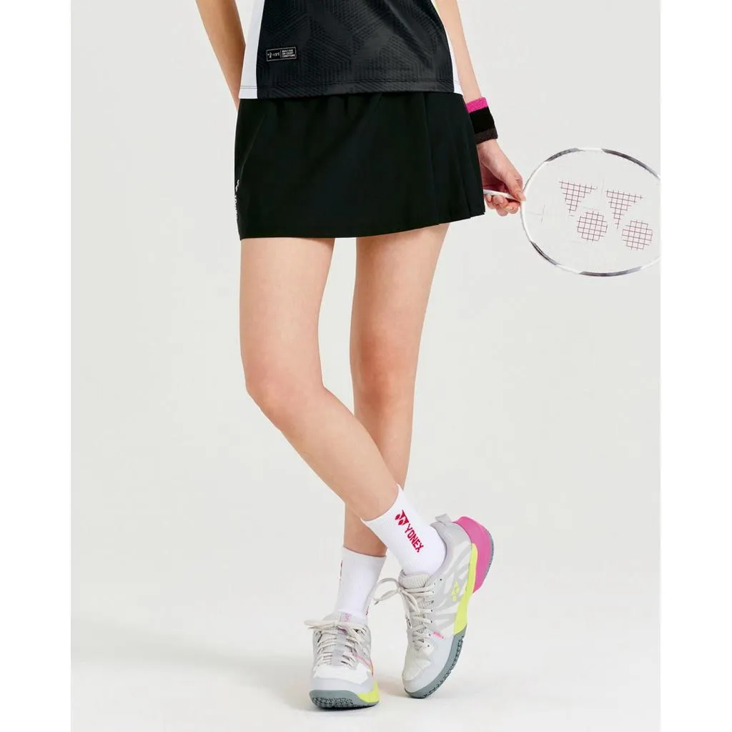 ✦ PRO羽球✦ 韓國YONEX 運動褲裙 黑色｜球場必備單品 熱銷百搭款｜261PS003F