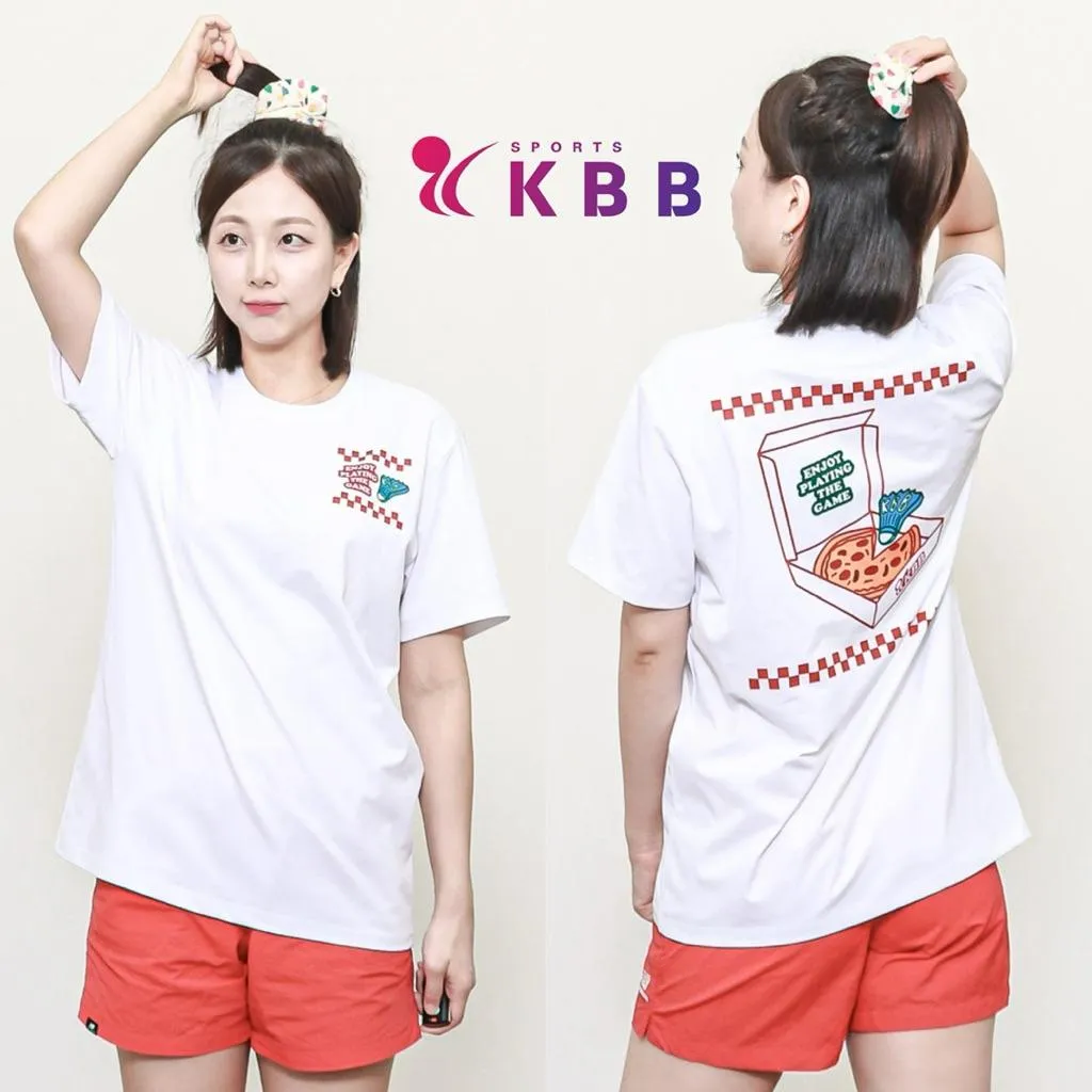 ✦ PRO羽球✦ 韓國KBB｜運動休閒服 🍕PIZZA羽球設計｜男女通用 不含棉質