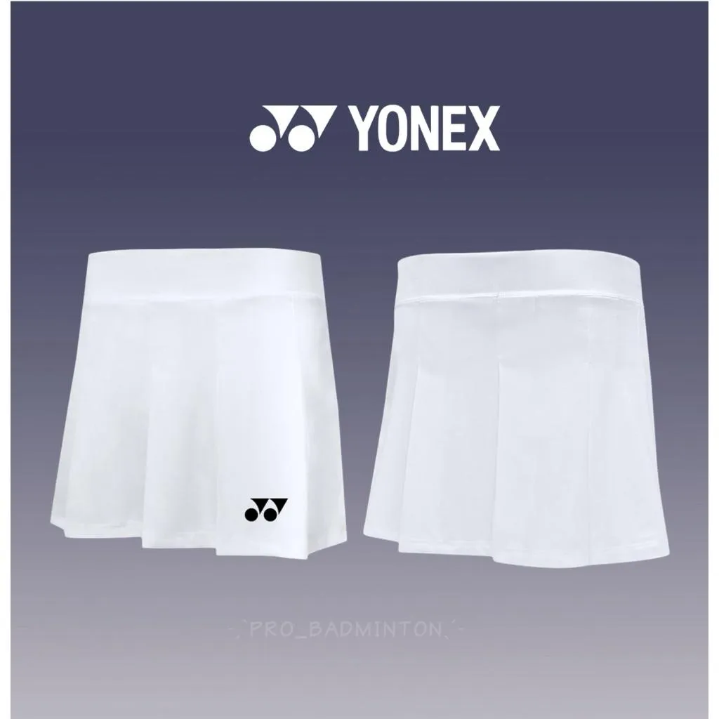 ✦ PRO羽球✦ YONEX 羽球褲裙 運動褲裙｜有內襯 防走光｜彈性排汗 白色