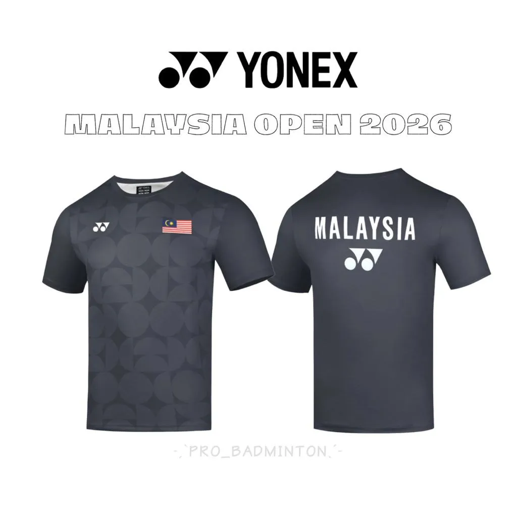 ✦ PRO羽球✦ YONEX 2026馬來西亞羽球公開賽｜國旗款 比賽服｜中性款