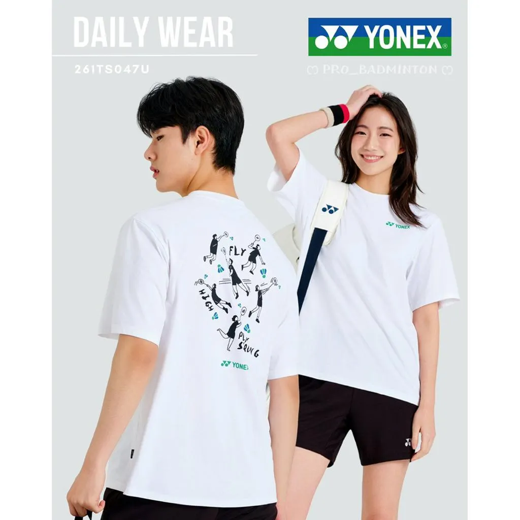 ✦PRO羽球✦韓國 YONEX｜羽球 運動休閒服 261TS047U｜不含棉質 男女通用