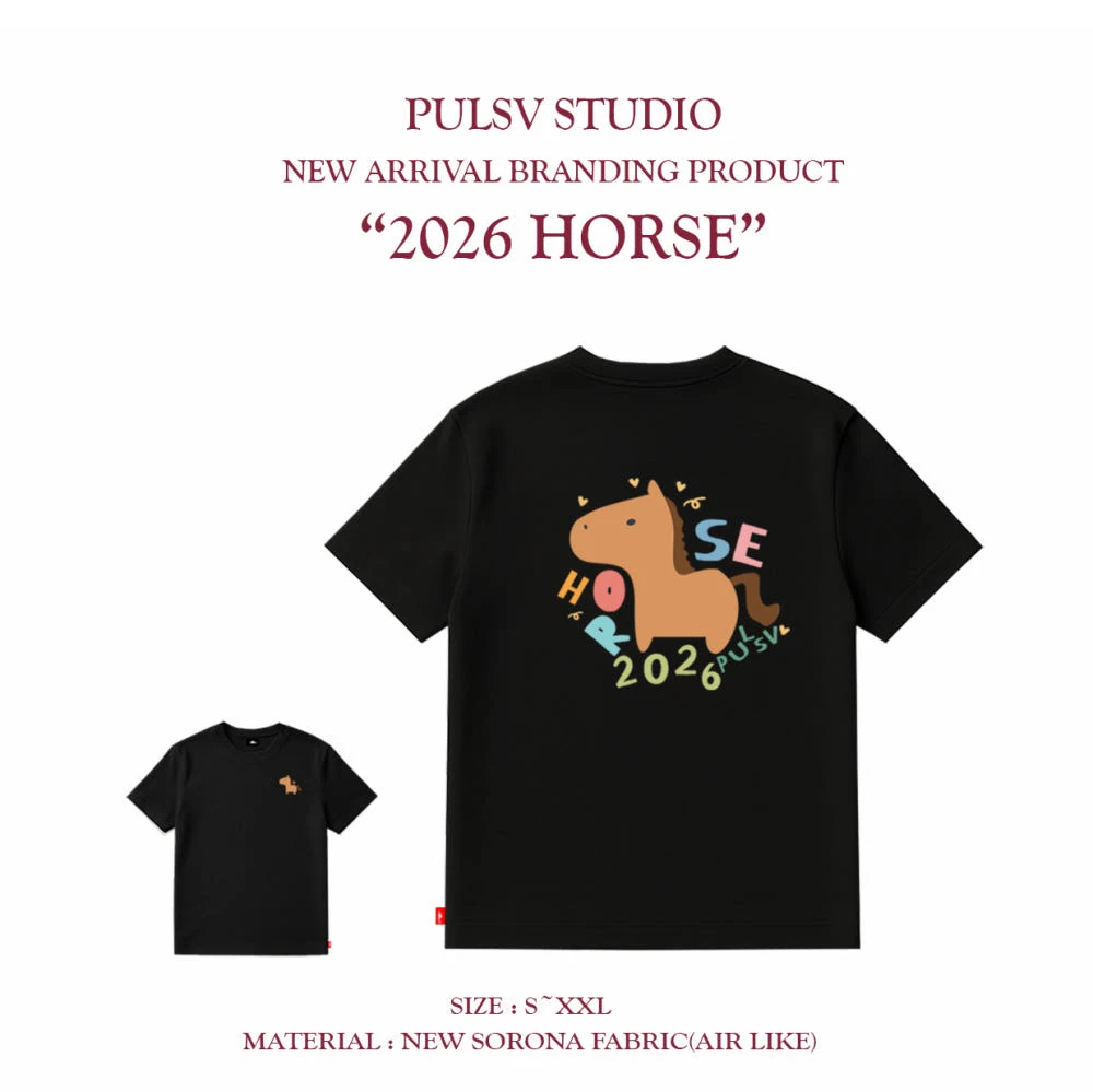 ✦PRO羽球✦🇰🇷PULSV｜運動休閒服 2026馬年限定//白色 黑色