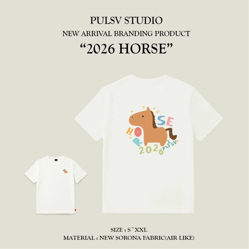 ✦PRO羽球✦🇰🇷PULSV｜運動休閒服 2026馬年限定//白色 黑色