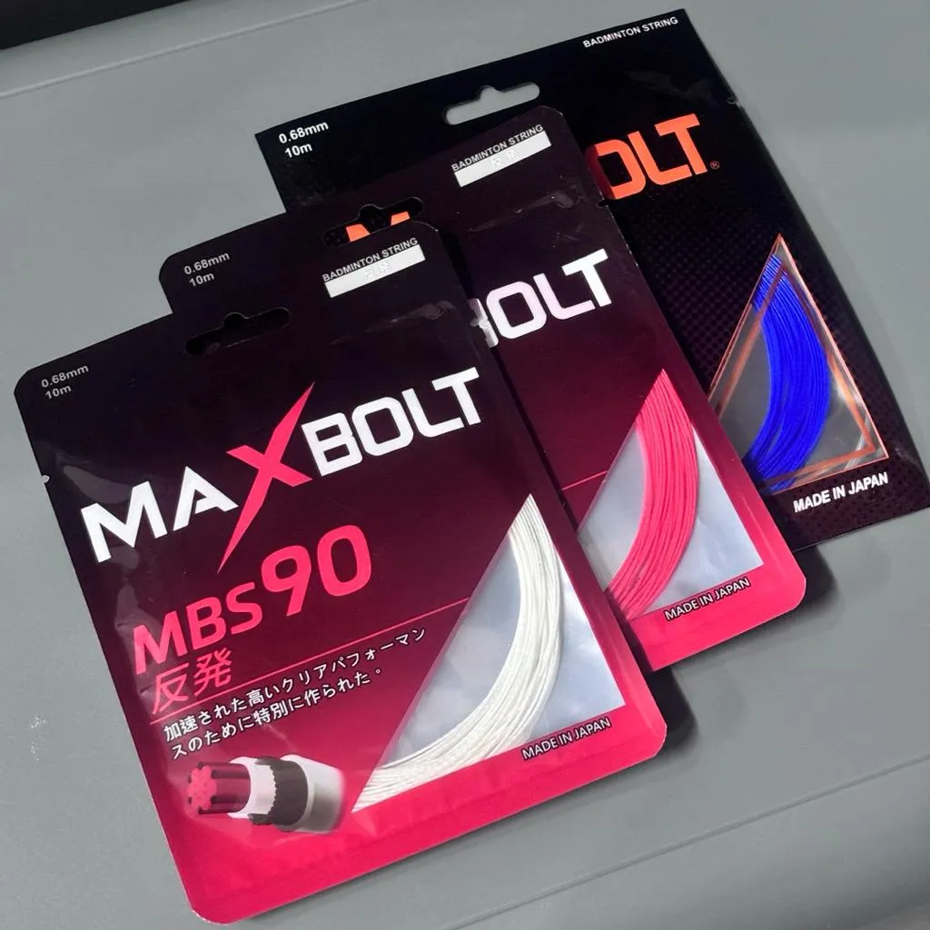 ✦ PRO羽球✦ MAXBOLT︱日本製羽球線 MBS90  0.68mm 全台獨家 CP值高 耐打