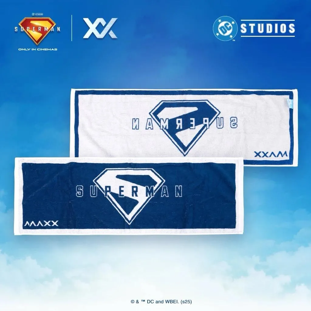 ✦ PRO羽球✦ 【🇲🇾MAXX】 超人Superman 運動毛巾｜限量聯名款 MLTW05｜純棉