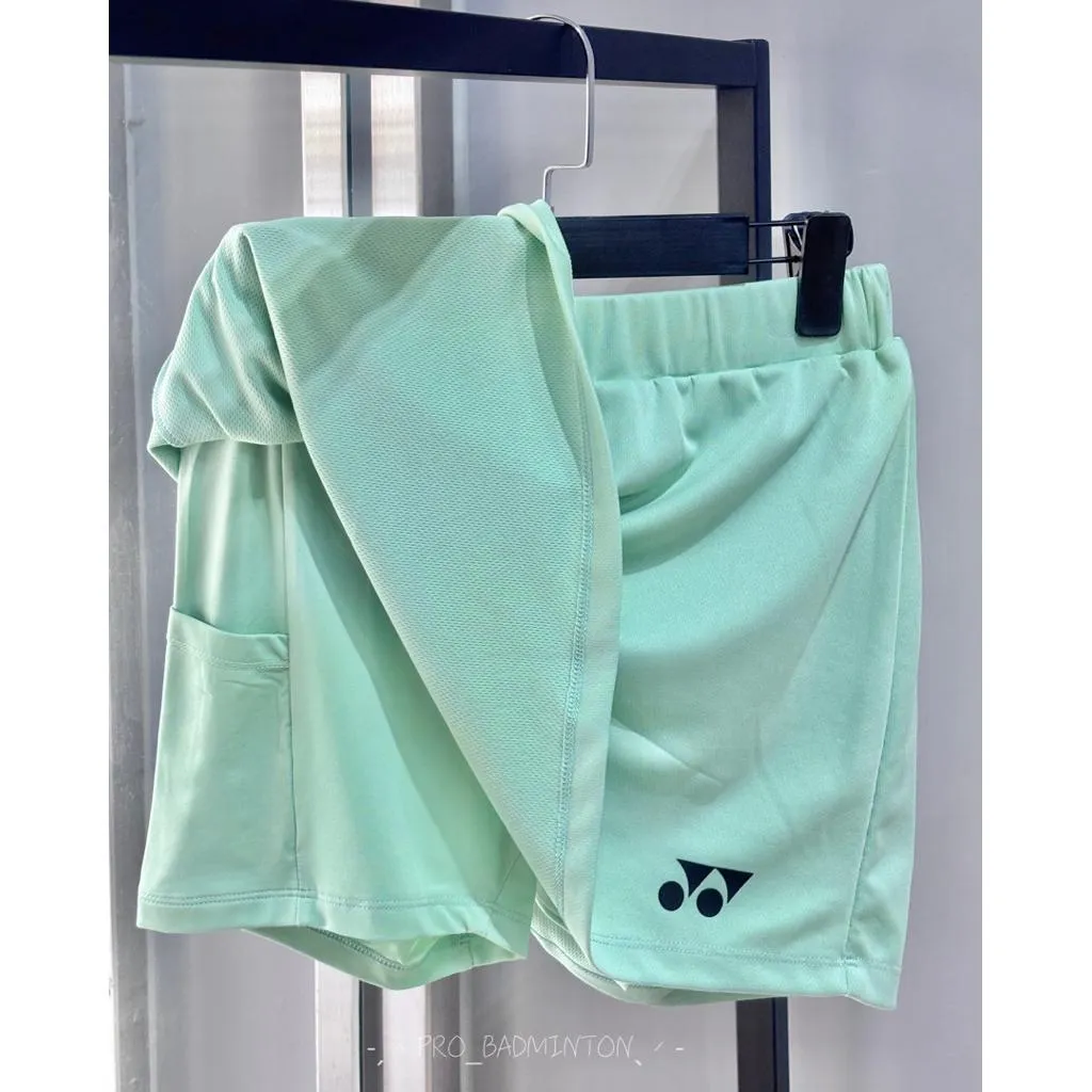 ✦ PRO羽球✦YONEX 運動褲裙|清新薄荷綠 有內襯口袋 羽球 網球適用