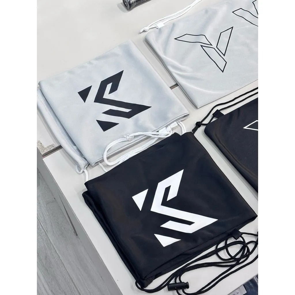 ✦ PRO羽球✦ YOUNG｜KEVIN 小黃人聯名 羽球拍袋 絨布袋 束口//黑色 灰色|可放3隻球拍