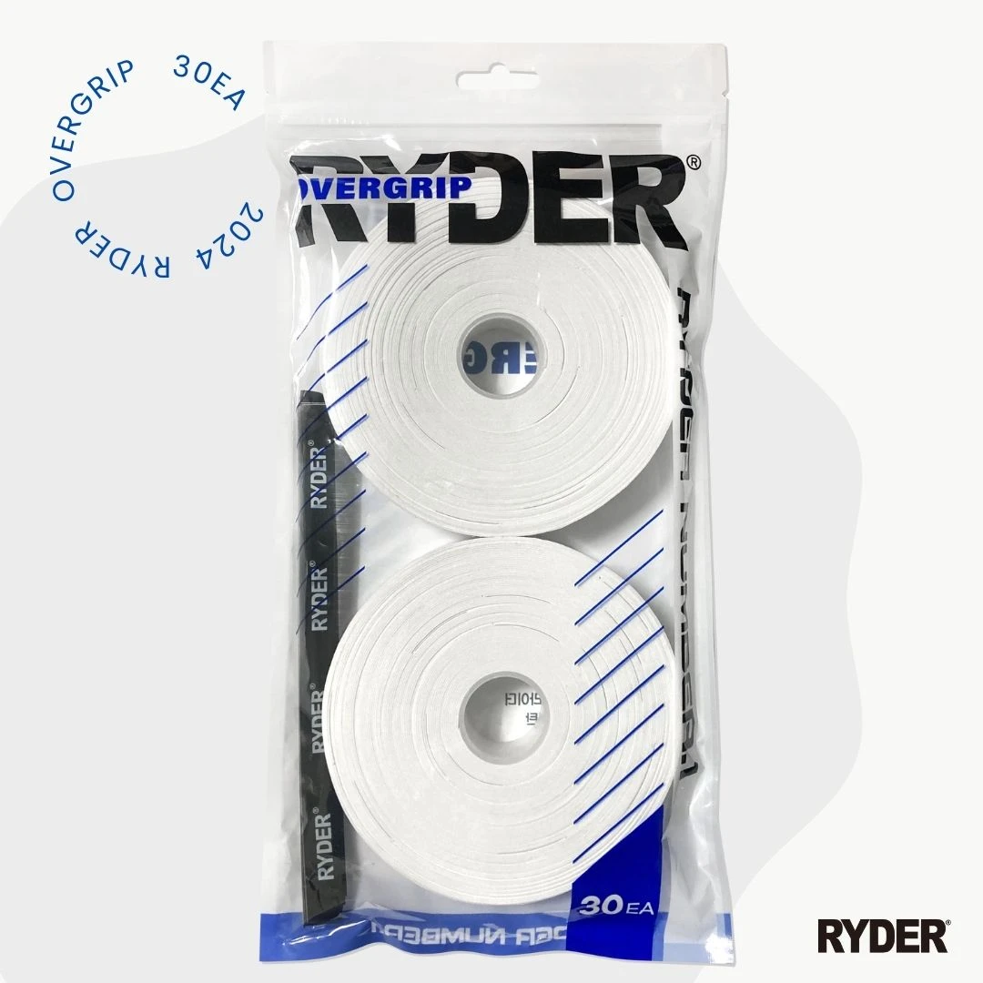 韓國RYDER｜握把皮 OVER GRIP RRG-2 (30入) //白色
