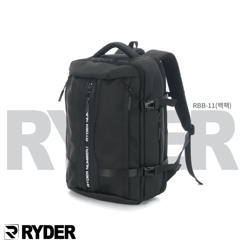 韓國RYDER｜運動背包 RBB-11 球拍獨立層 大容量 多功能收納//黑色