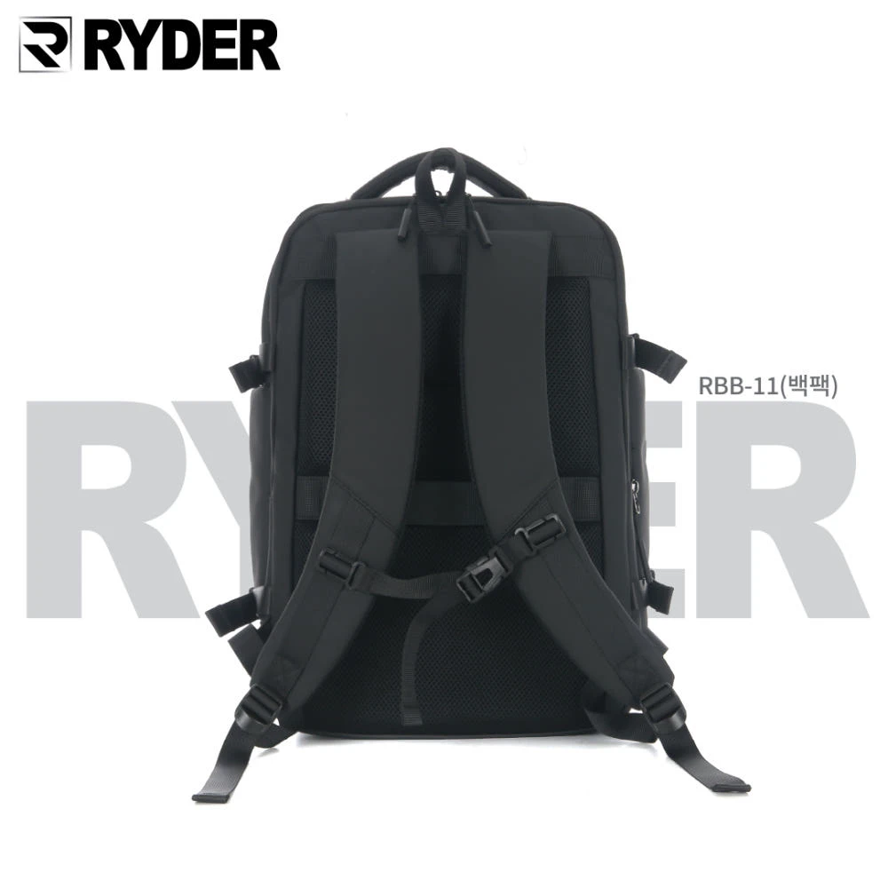 韓國RYDER｜運動背包 RBB-11 球拍獨立層 大容量 多功能收納//黑色