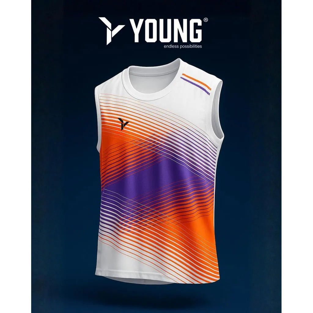 ✦ PRO羽球✦ YOUNG馬來西亞︱無袖款 羽球比賽服 背心｜排汗速乾