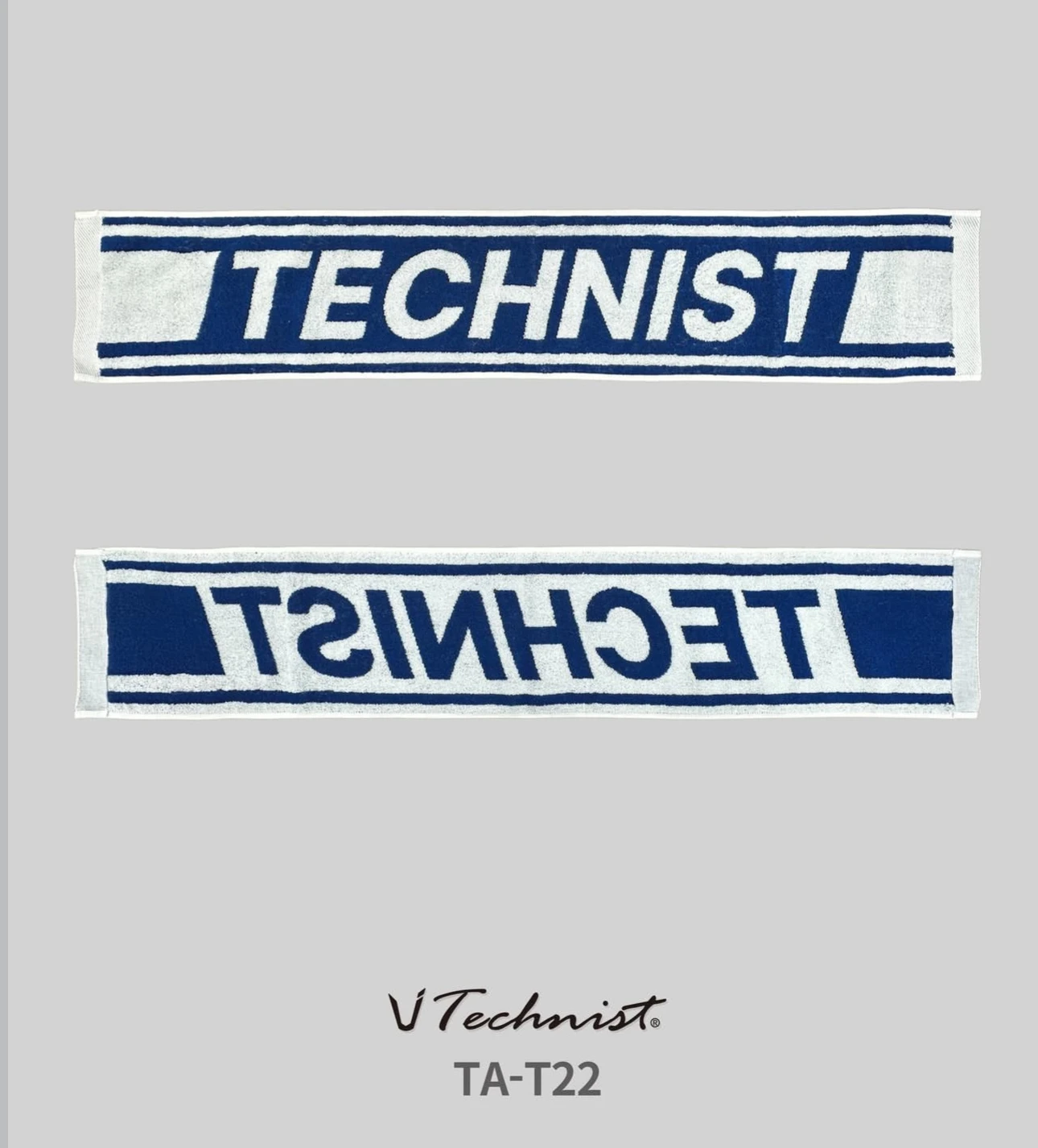 韓國TECHNIST｜運動毛巾 純棉 吸水性強 TA-T22 //藍色