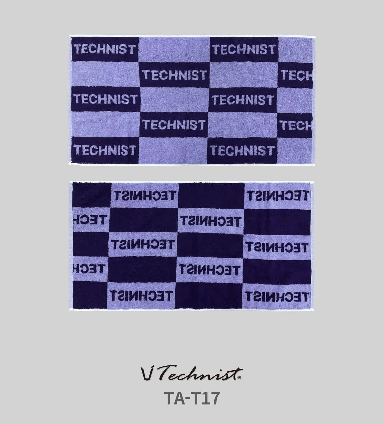 韓國TECHNIST｜運動大毛巾 純棉 吸水性強 TA-T17 //紫色
