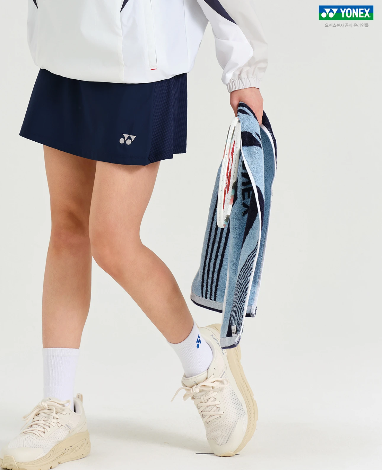 ✦PRO羽球✦韓國YONEX｜運動毛巾 純棉 吸水性強 269TW002U //深藍色 粉色
