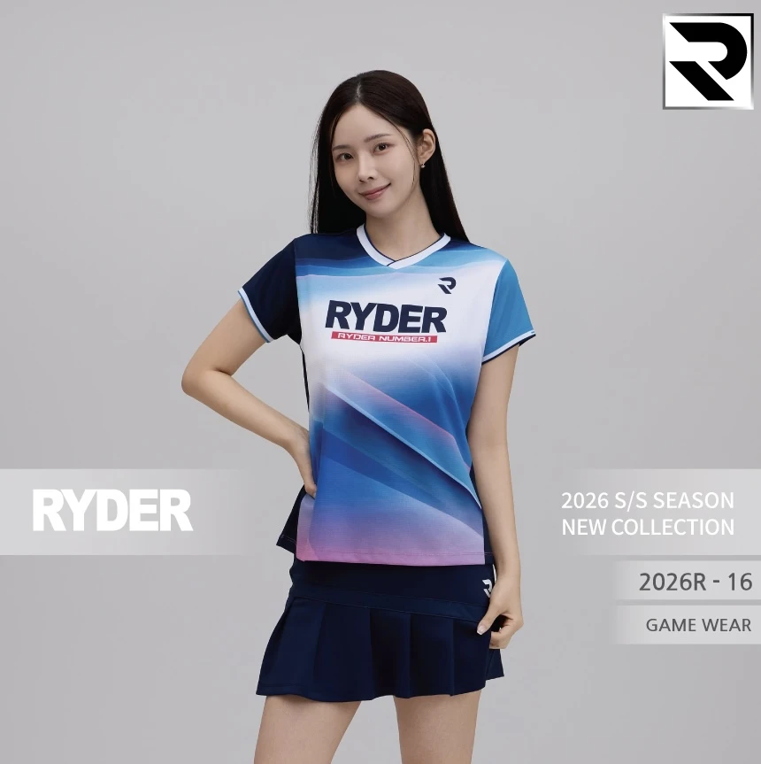 ✦ PRO羽球✦ 韓國RYDER｜ 羽球比賽服 2026R-16 //女版 男版