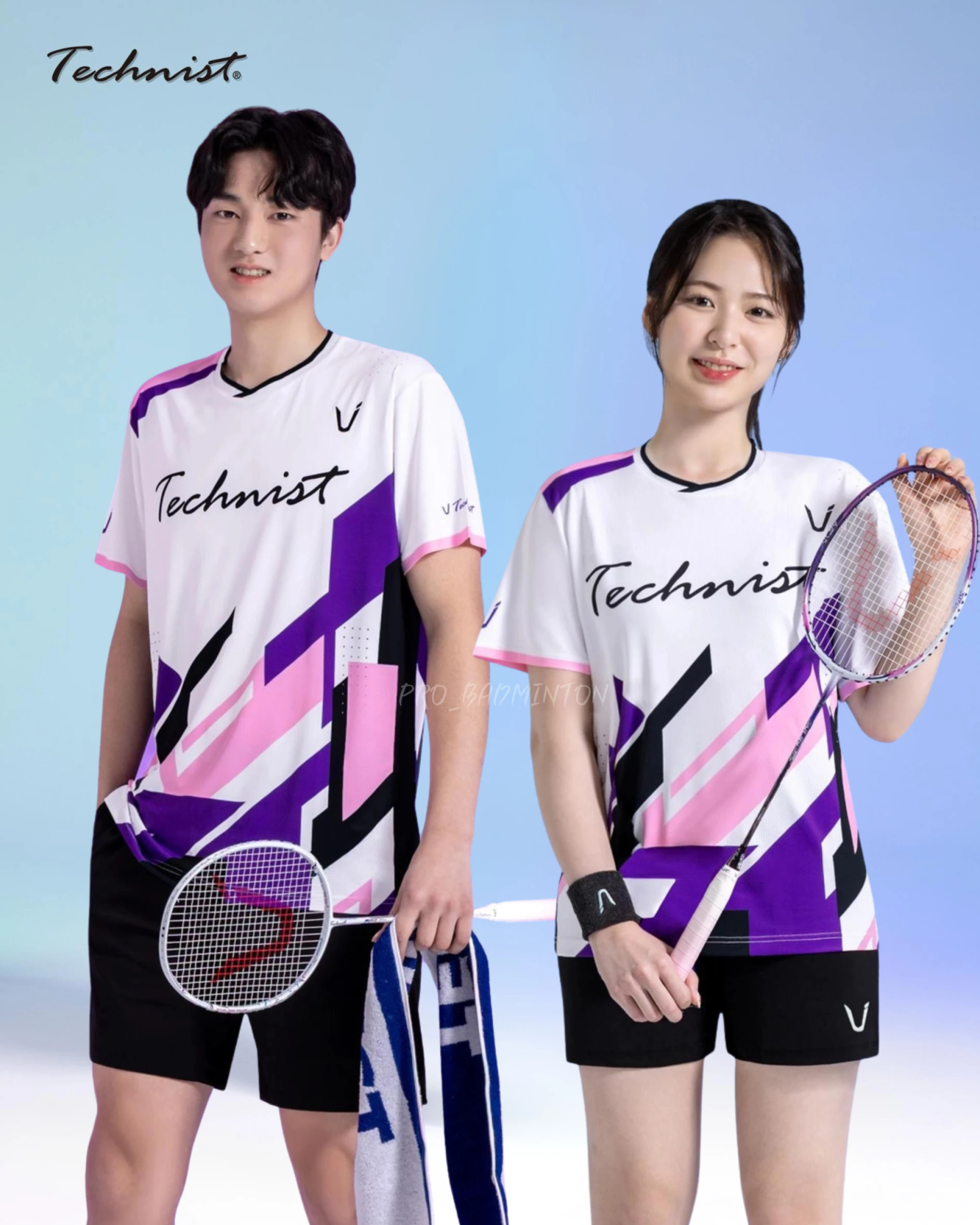 ✦PRO羽球✦韓國TECHNIST｜羽球比賽服TNT66009 //女版 男版