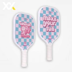 ✦PRO羽球✦MAXX瑪速︱匹克球拍 Pickleball WHOOSH 碳纖維 //粉藍