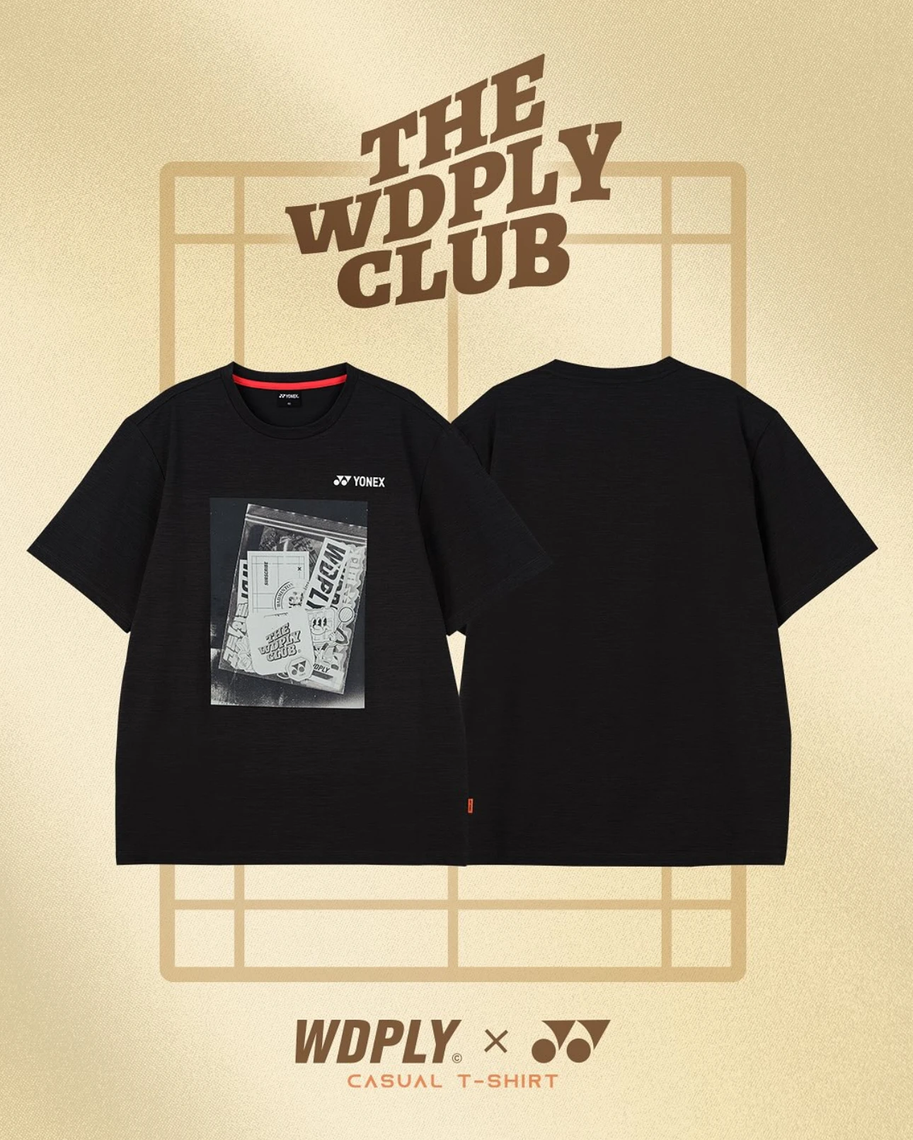 ✦ PRO羽球✦ 韓國YONEX︱ WonderPlay系列 運動休閒服 254TS004U 不含棉質 男女通用//黑色