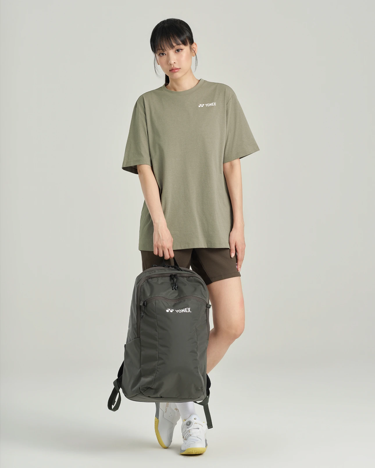 ✦ PRO羽球✦韓國 YONEX｜羽球 運動休閒服 263TS034U 莫蘭迪綠｜不含棉質 男女通用