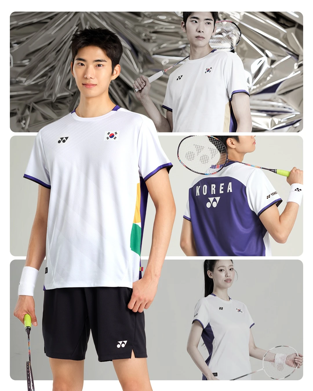 ✦PRO羽球✦韓國YONEX｜ 韓國國家代表隊 羽球比賽服 國旗印刷款 269TS029M 030F //女版 男版