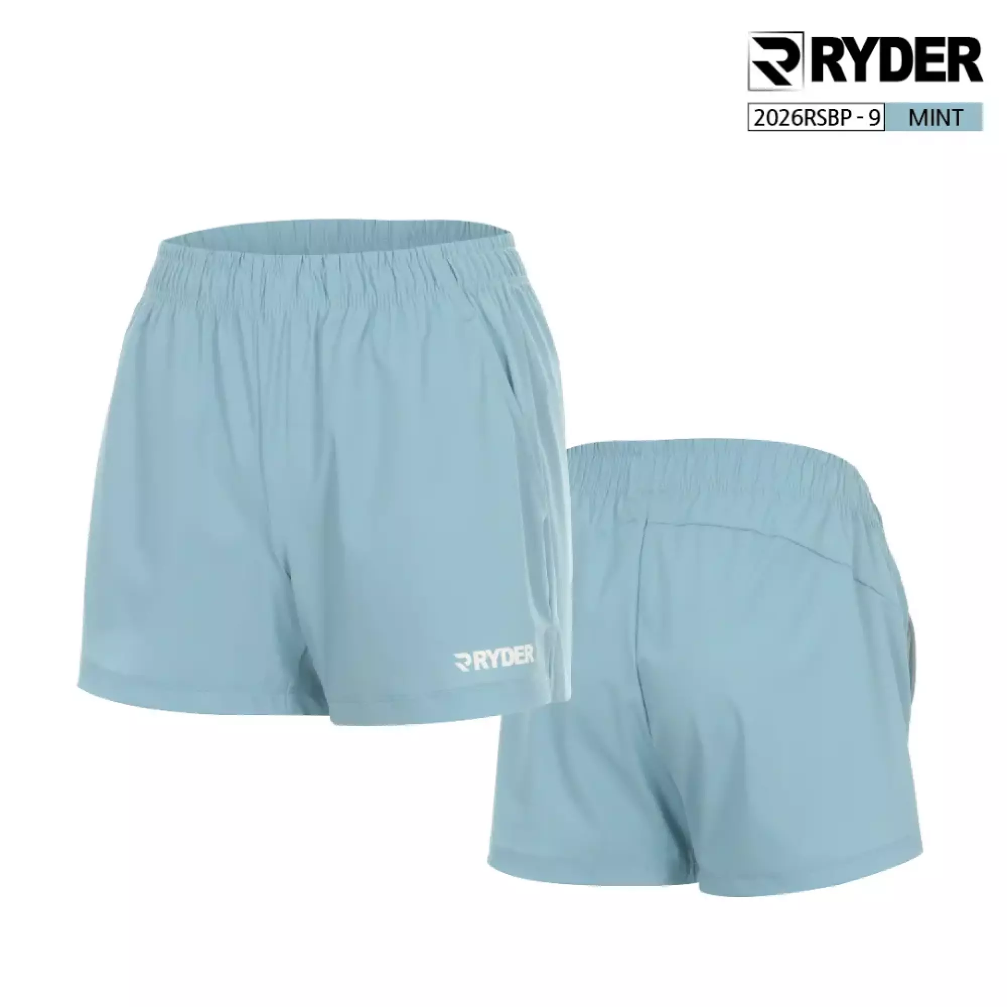 ✦PRO羽球✦韓國RYDER｜羽球短褲 女版三分褲  2026RSBP-9 MNT 涼感彈性材質//薄荷綠