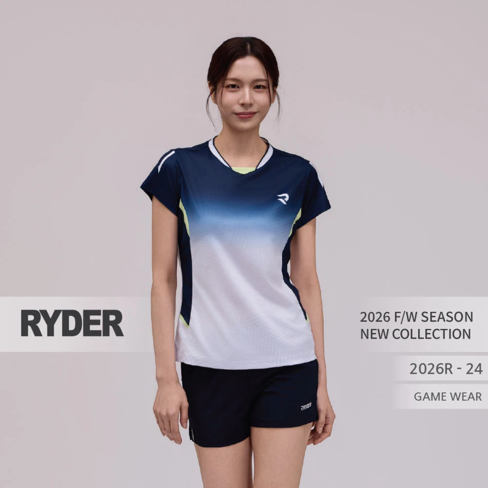 ✦PRO羽球✦韓國RYDER｜羽球短褲 女版三分褲  2026RSBP-1 BK 涼感彈性材質